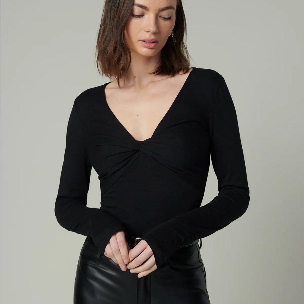 NWT Joe’s Jeans THE AVA STRIPE TWIST V NECK TOP